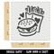 Chicken Burger and Fries Fast Food Wall Cookie DIY Craft Reusable Stencil